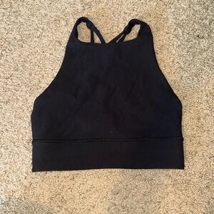 Lululemon Black Cross-Strap Sports Bra